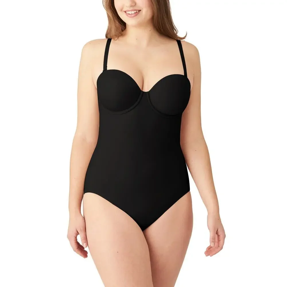 NEW Wacoal Reshape Strapless Shapewear sz 36DD Wacoal 801219 Black - Picture 1 of 10